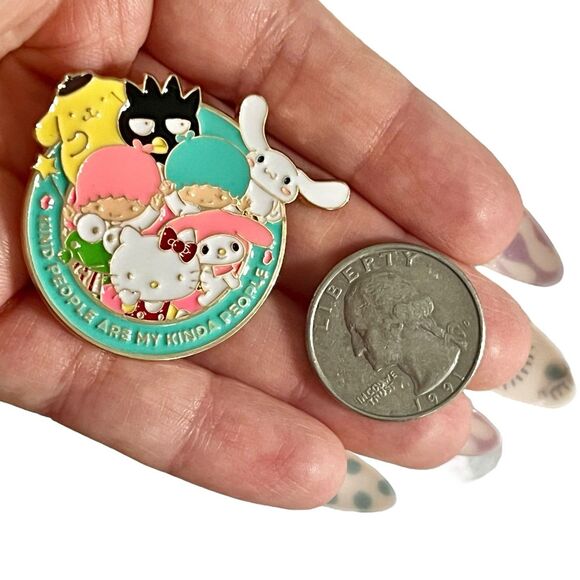 Sanrio Hello Kitty Little Twin Stars Melody Cinnamoroll Enamel Pin - Picture 4 of 10